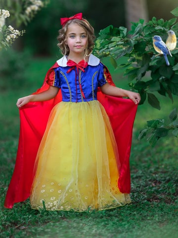Snow White 4T-10T LED Princess Costume